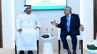 Le Ministre des Finances du Pakistan Ishaq Dar Rencontre le PDG d'Etisalat à Dubaï