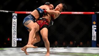 Zhang Weili Défend avec Succès Son Titre de Championne Poids Paille UFC Contre Tatiana Suarez ###