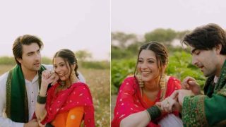 Khaqan Shahnawaz et Sabeena Syed annoncent leurs fiançailles dans un style punjabi traditionnel