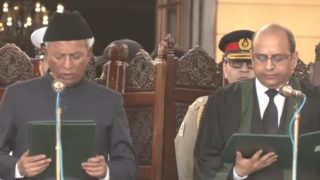 Nehal Hashmi du PML-N prête serment en tant que Gouverneur du Sindh à Karachi