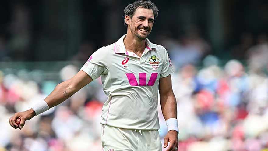 Mitchell Starc entre dans l’histoire : record de wickets pour un bowleur gaucher en Test cricket