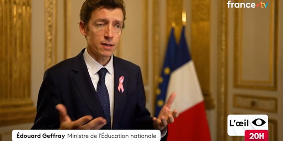 France : le ministre de l'Éducation critiqué après l'affectation d'une professeure de maths en lettres modernes