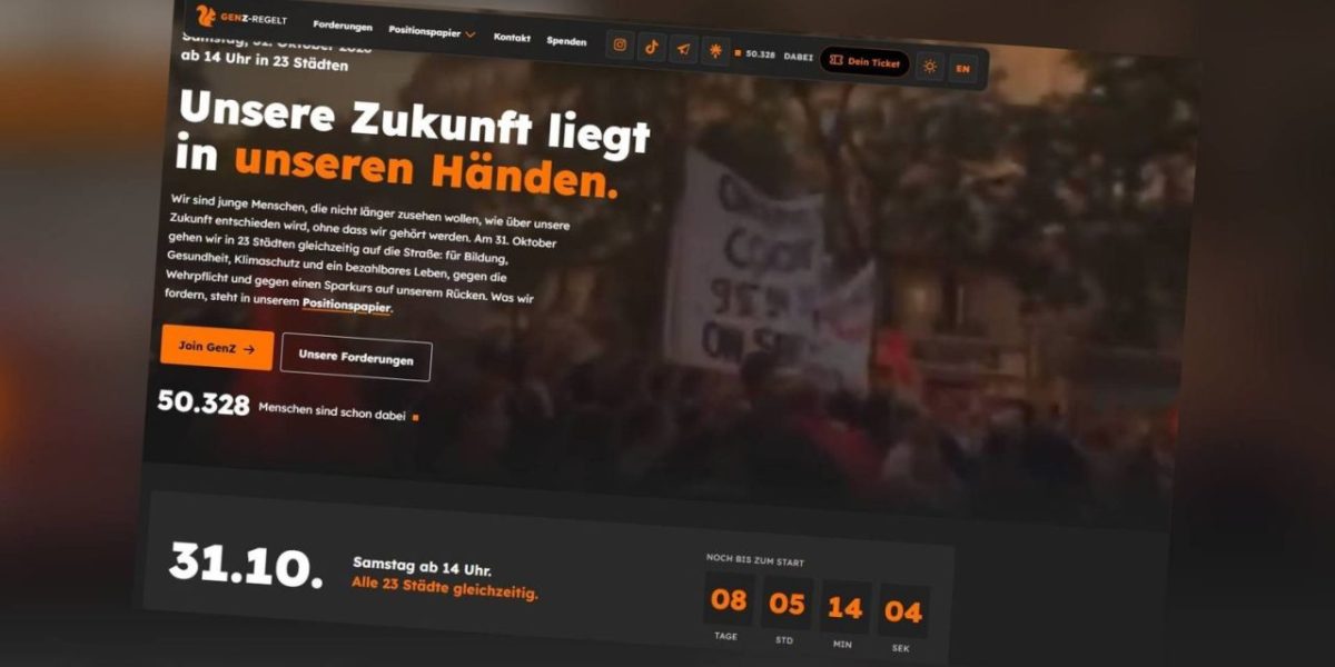 Gen Z regelt » : une mobilisation nationale en Allemagne inspirée des protestations françaises