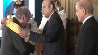 Le Pakistan décore Antonio Guterres du Nishan-e-Imtiaz lors d'une cérémonie à Aiwan-e-Sadr