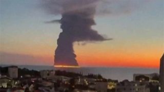 Un drone naval ukrainien enflamme un pétrolier au large de Sotchi