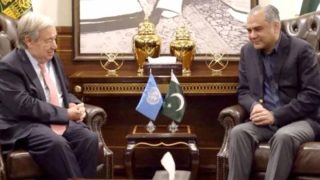 Guterres s'entretient avec des ministres pakistanais sur la sécurité à Islamabad